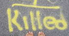 Man walking across country barefoot hit by an SUV