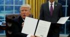 Trump signs order to withdraw U.S. from TPP