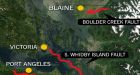 Updated maps show earthquake fault lines run into B.C.