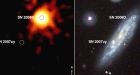 Astronomers capture rare supernova event on film