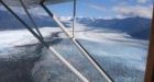 Three rescued in darkness after plane crashes on glacier