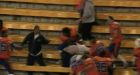 Coach quits after players brawl with fans