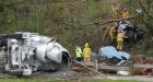 1 dead after cement truck crash