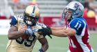Brandon Whitaker, Alouettes top Blue Bombers