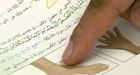 The Arabic textbooks which show children how to chop off hands and feet under Sharia law